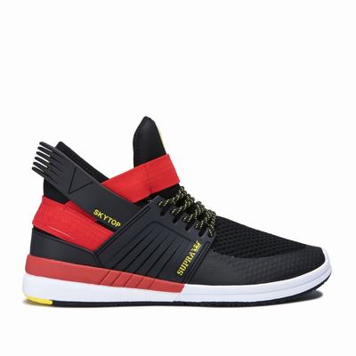 Férfi Supra SKYTOP V Magasszárú Cipő HU657342 Fekete/Piros